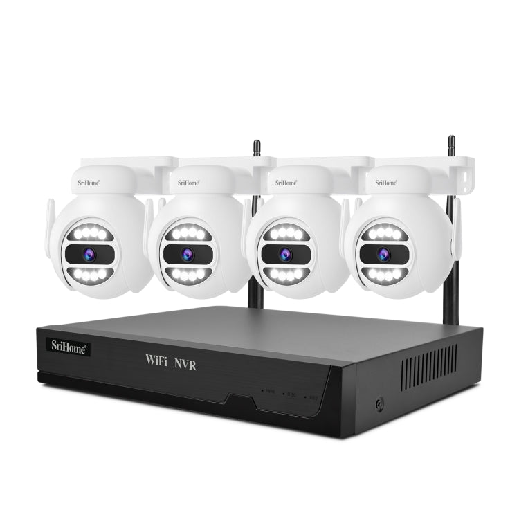 SriHome NVS001E-IPC047 Ultra HD 4 Channel WiFi Network Video Recorder Set SriHome NVS001E-IPC047 Ultra HD 4 Channel WiFi Network Video Recorder Set